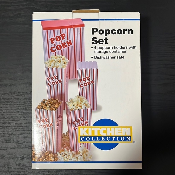 Other - Vintage Popcorn set